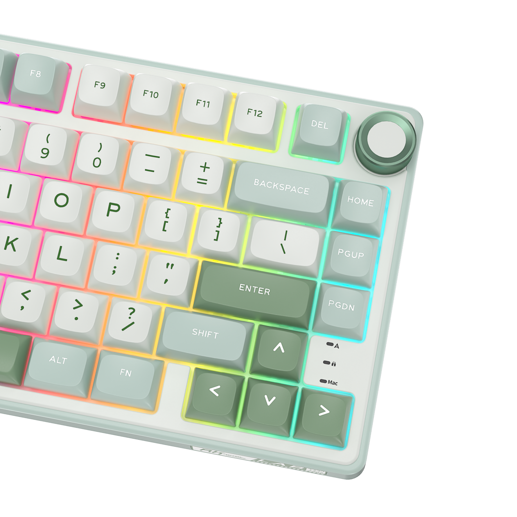 Royal Kludge R75 Cyan Green Backlit