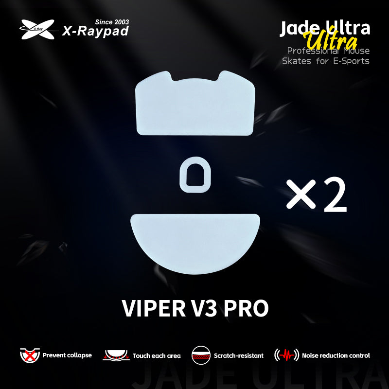 Xraypad Jade Ultra Skates For Razer Viper V3 PRO