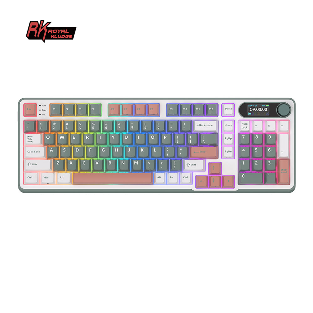 Royal Kludge S98 Wireless Clay Green Backlit