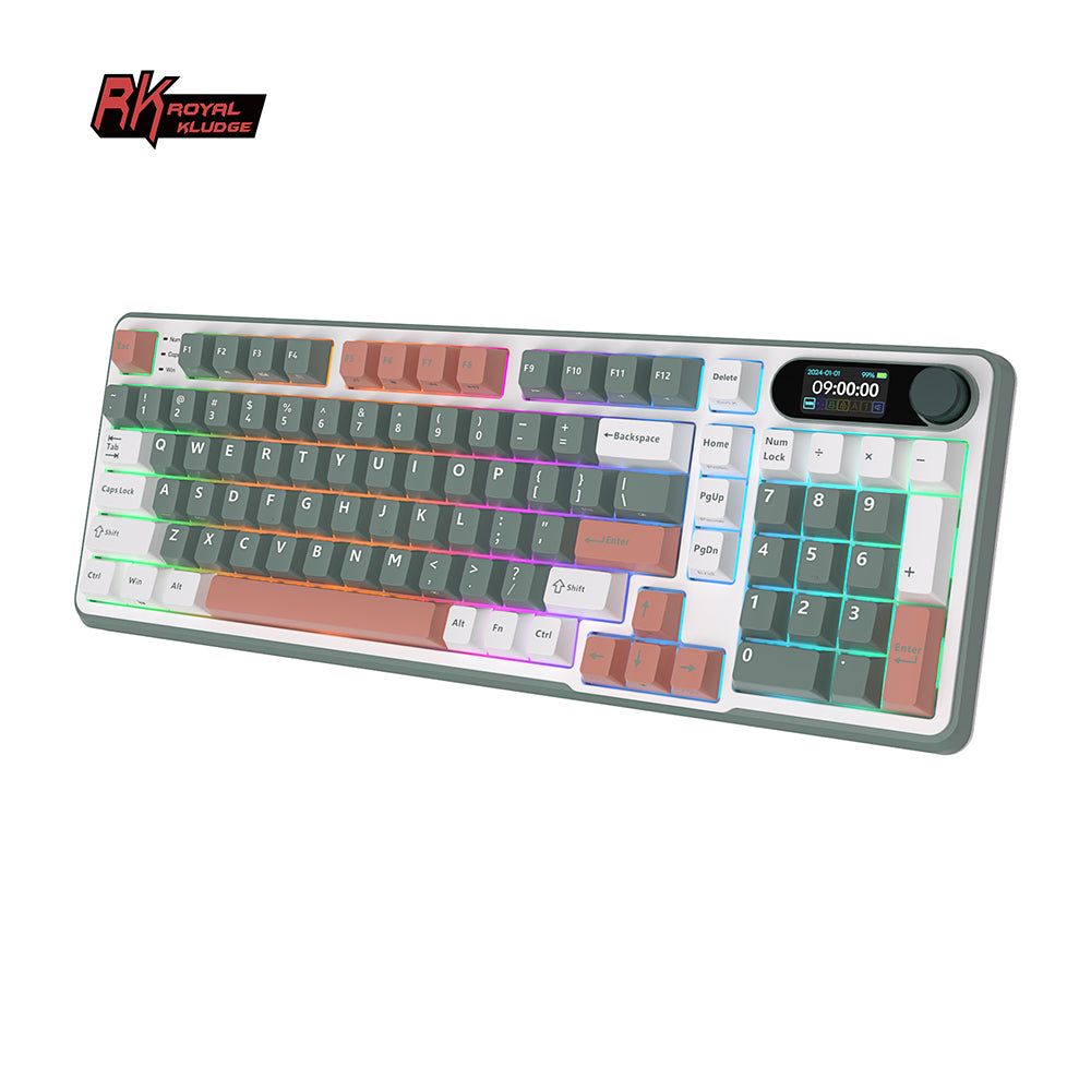 Royal Kludge S98 Wireless Backlit Clay Green