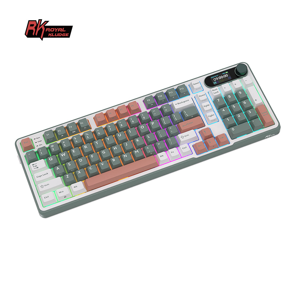 Royal Kludge S98 Wireless Clay Green Backlit