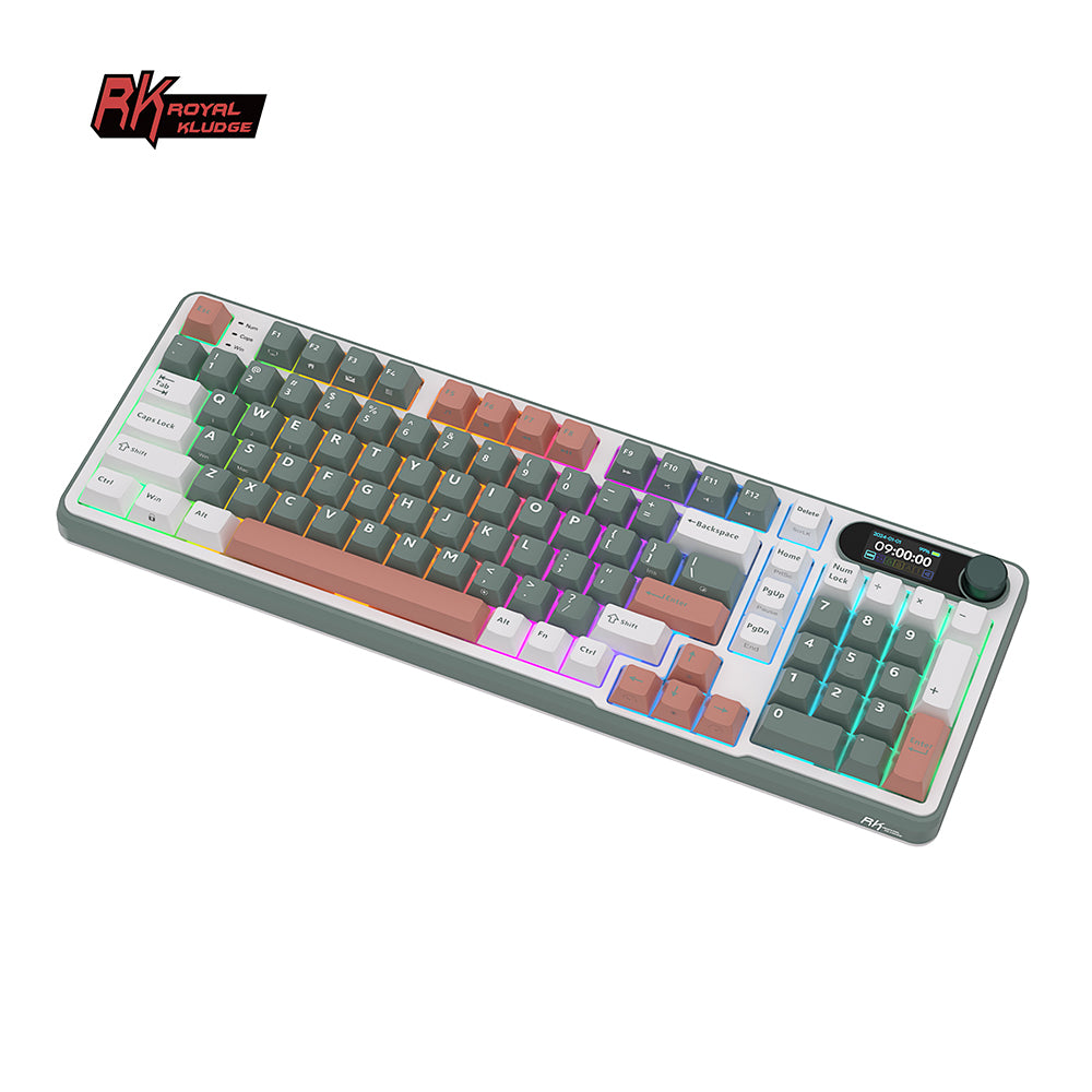 Royal Kludge S98 Wireless Clay Green Backlit
