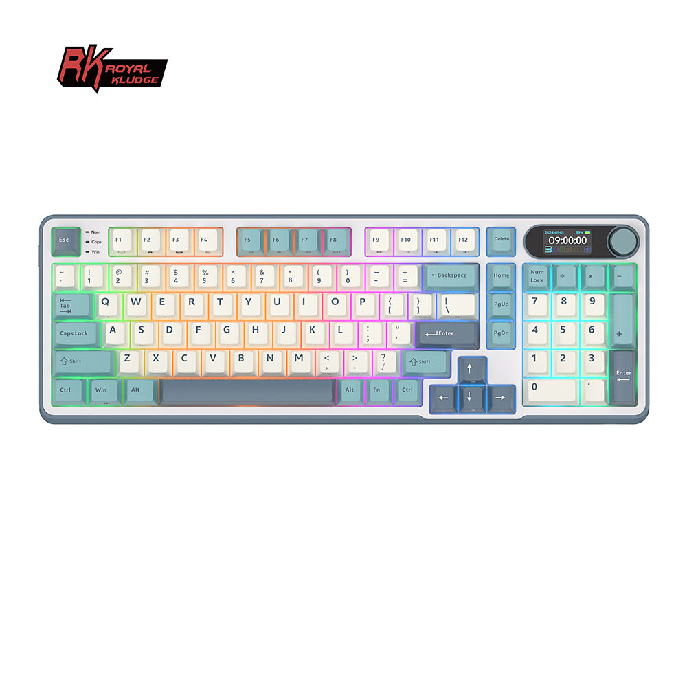 Royal Kludge S98 Wireless Sky Blue Backlit