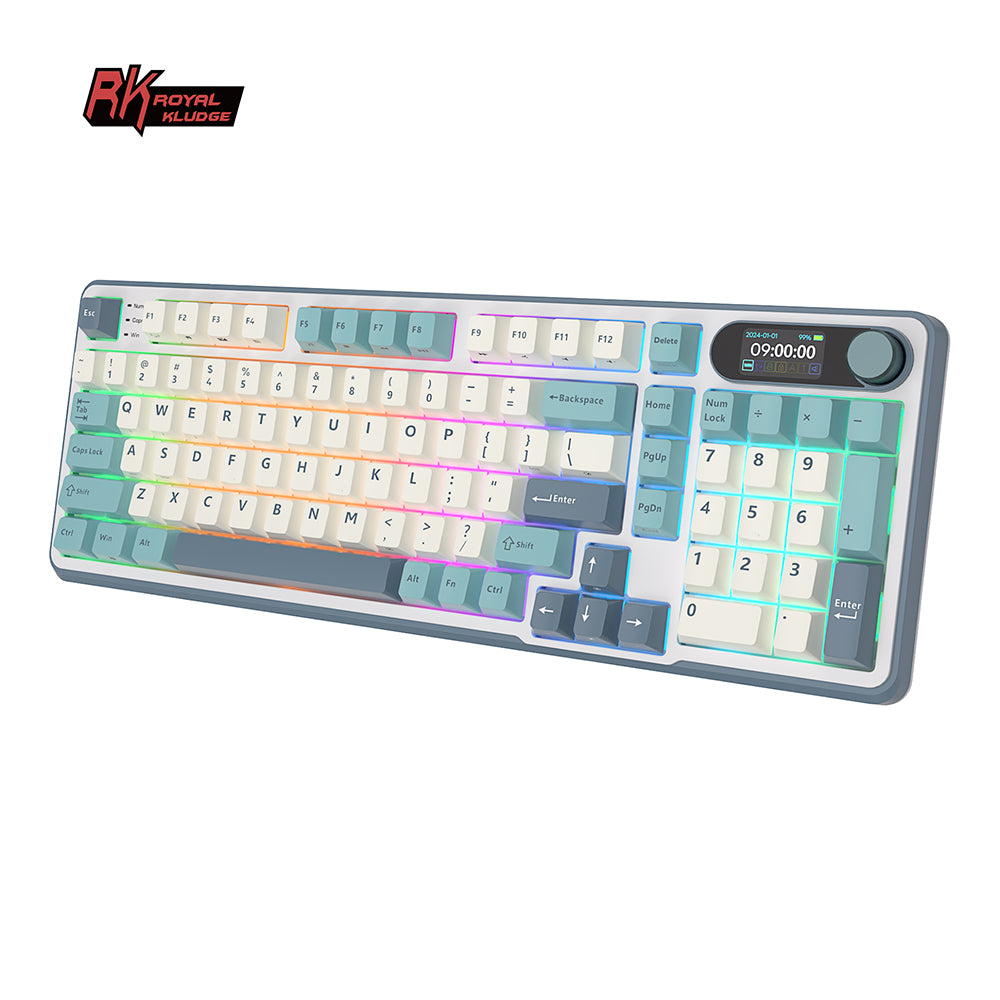 Royal Kludge S98 Wireless Sky Blue Backlit
