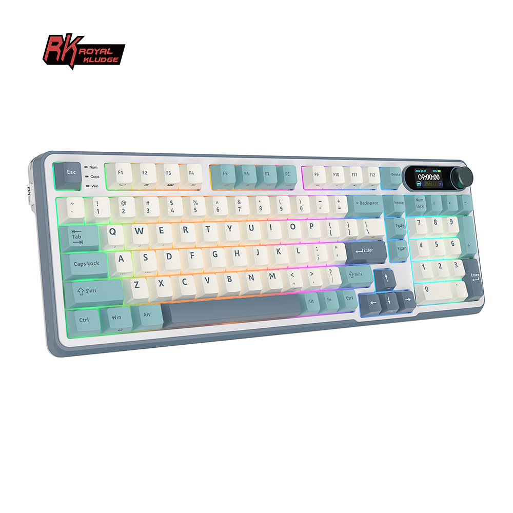 Royal Kludge S98 Wireless Sky Blue Backlit