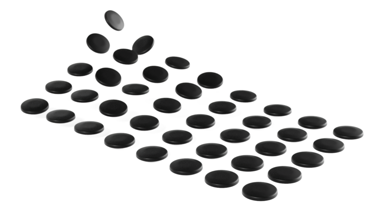Wallhack/SkyPAD x X-Raypad Obsidian PRO U-PE Universal Dot Mouse Skates