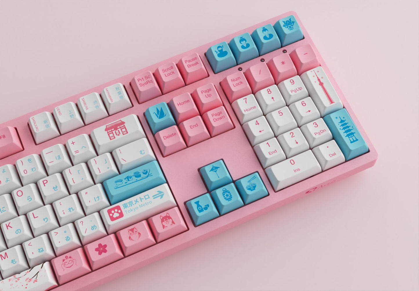 Akko World Tour Tokyo R2 OSA SP Keycap Set (145-key)