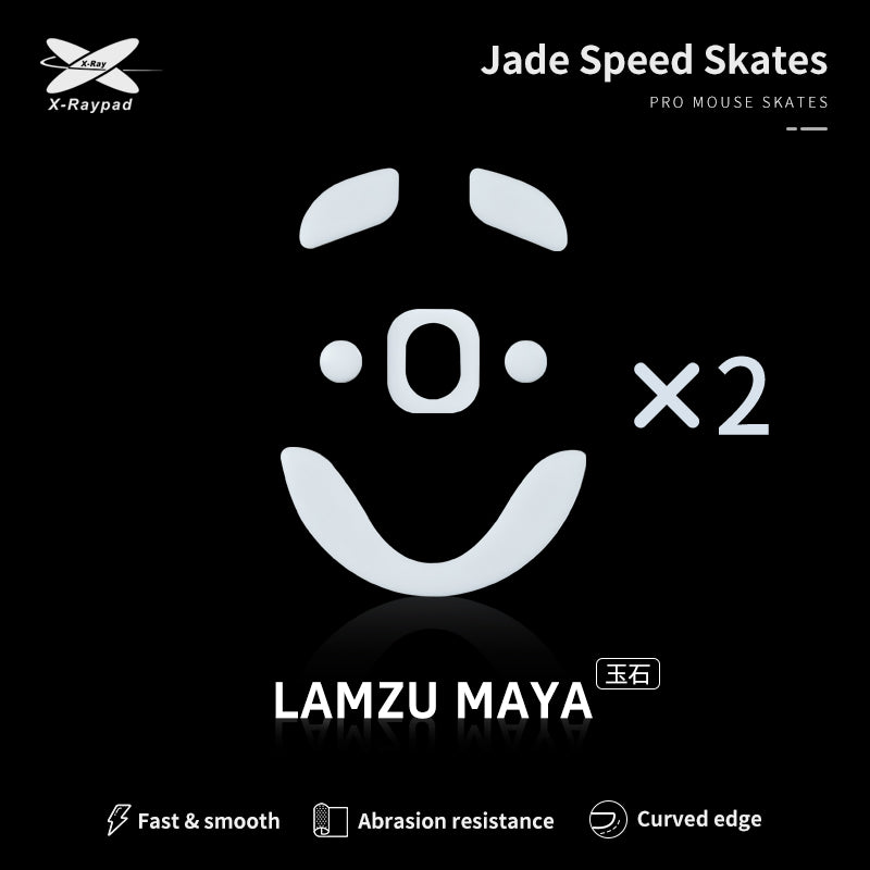 Xraypad Jade mouse skates for Lamzu Maya