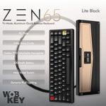 WOBKEY Zen 65 Quick Release Tri-Mode Mechanical Keyboard