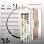WOBKEY Zen 65 Quick Release Tri-Mode Mechanical Keyboard
