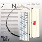 WOBKEY Zen 65 Quick Release Tri-Mode Mechanical Keyboard