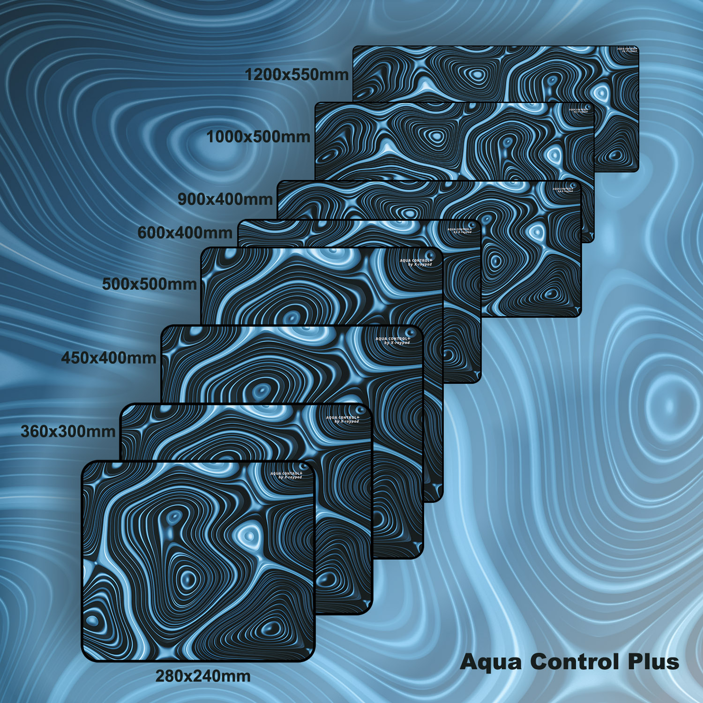 X-Raypad Aqua Control+ XL Navy Blue