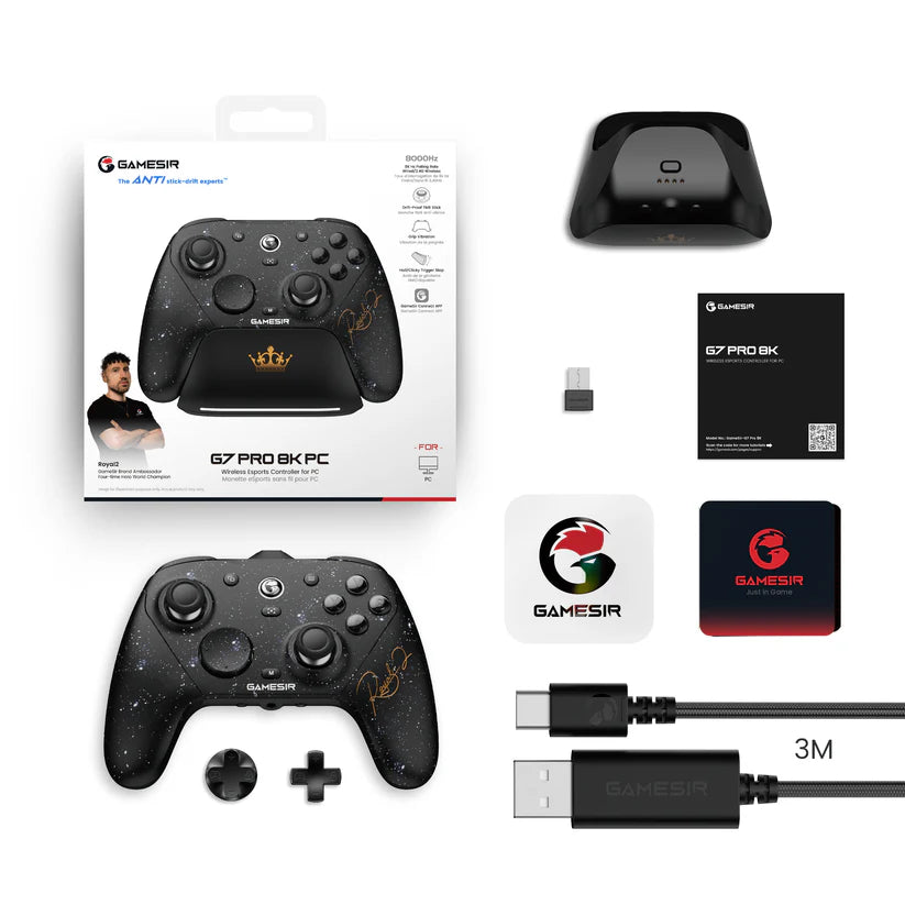 GameSir G7 Pro 8K PC - Royal2 Edition. Wireless Esports Controller for PC
