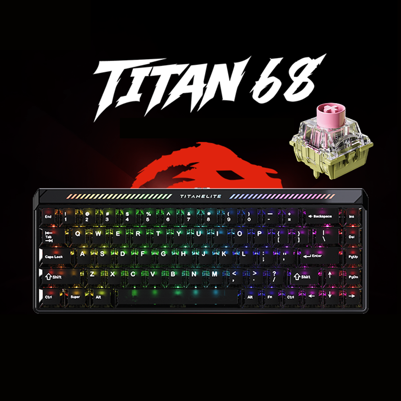 Madlions TITAN 68 Turbo Magentic Hall Effect Gaming Keyboard