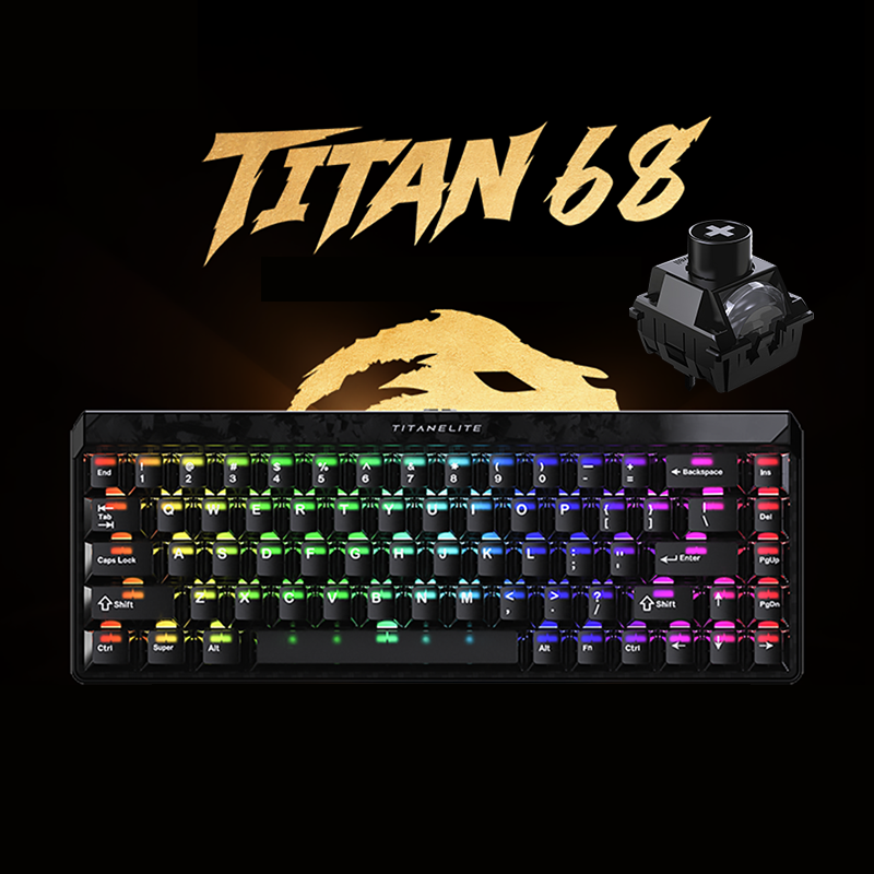 Madlions TITAN 68 Turbo Magentic Hall Effect Gaming Keyboard
