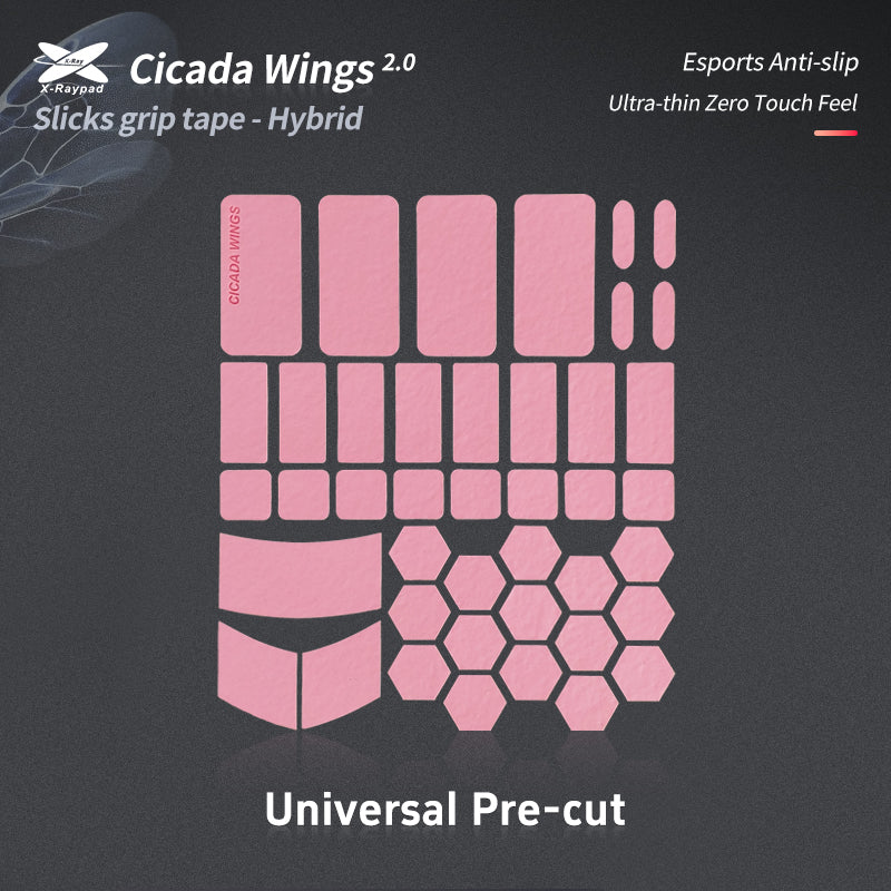 XRaypad Cicada Wings V2 Slicks Grip Tape - Universal