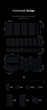 XRaypad Cicada Wings V2 Slicks Grip Tape - Universal