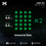 Xraypad Jade Air DIY Mouse Skates – Universal Dots (Green Dots)