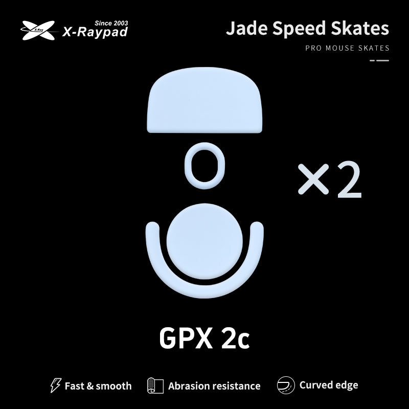 XRaypad Jade Speed Mouse Skates For Logitech PRO X SUPERLIGHT 2C